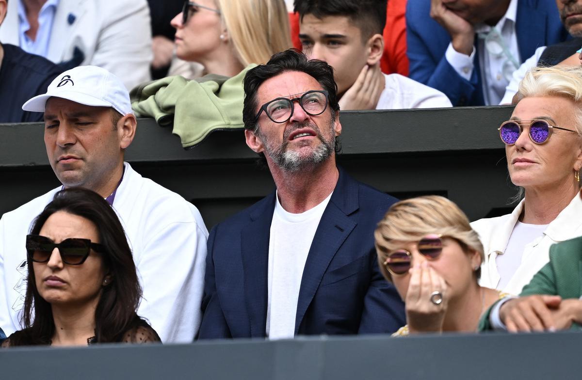 El actor Hugh Jackman y su esposa Deborra-Lee Furness.