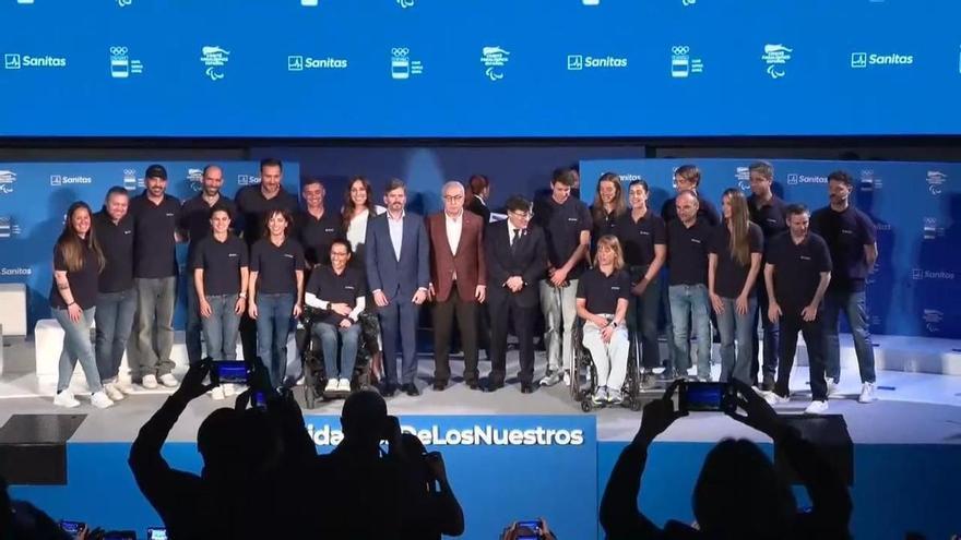 Deportistas olímpicos y paralímpicos "Juntos haciendo historia'