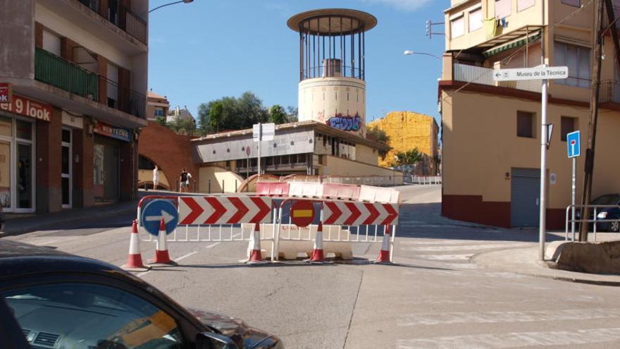 Tall a l&#039;alçada del carrer de la Creu Guixera