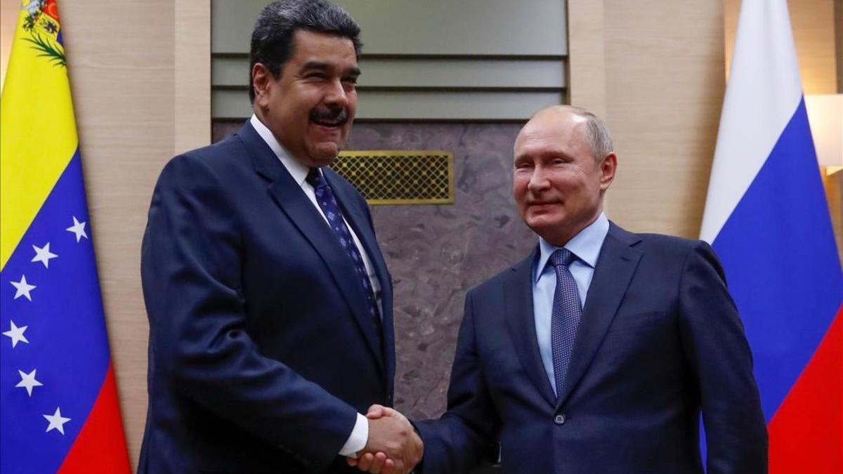 Encuentro de Putin y Nicolás Maduro, el pasado diciembre, en Moscú.