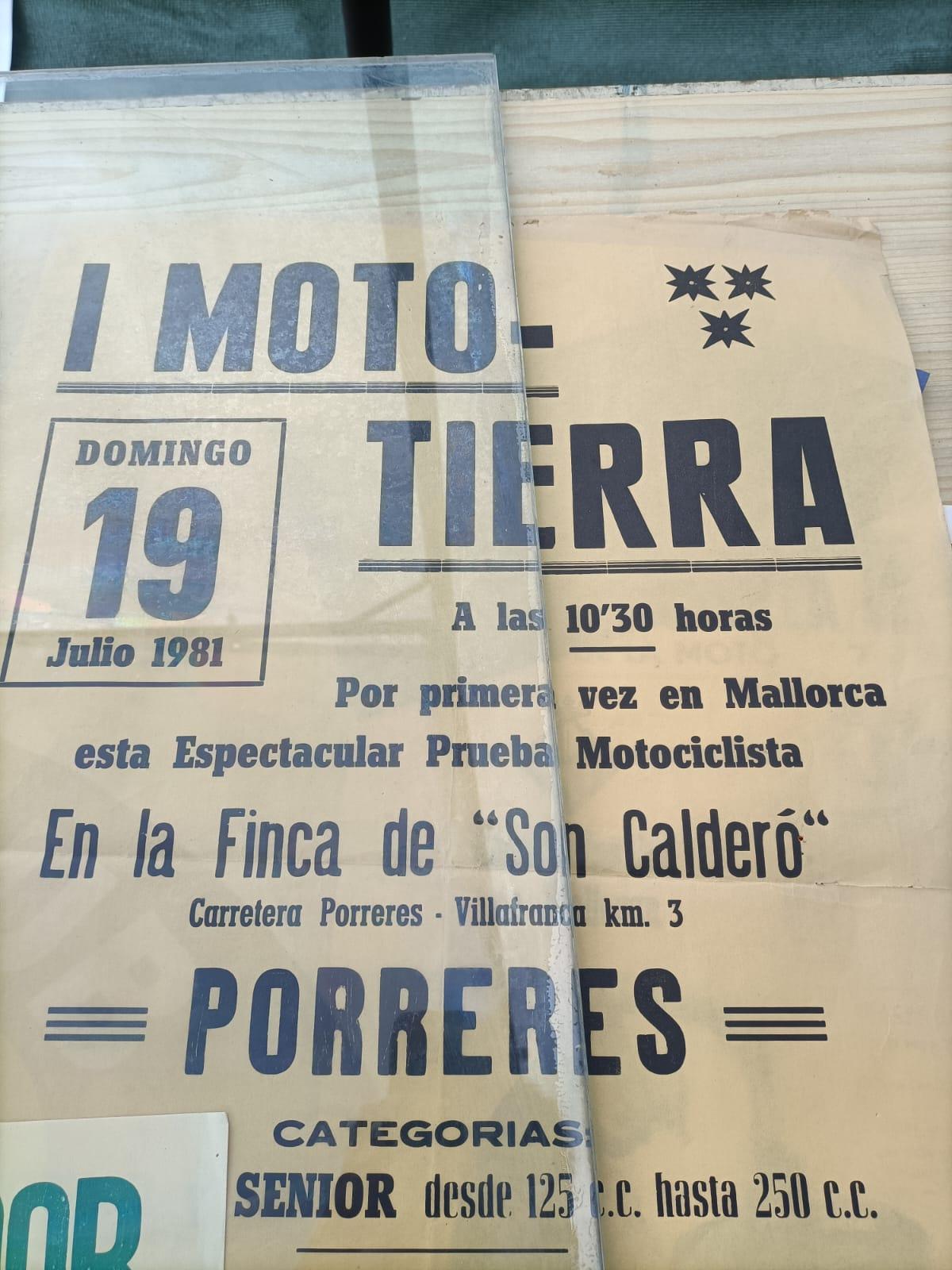 Cartel del año 1981 de la carrera en Porreres.