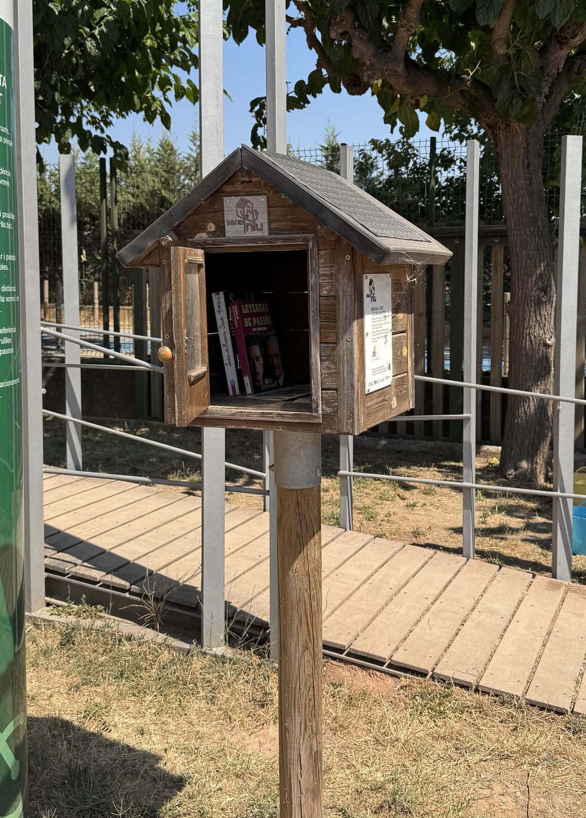 La caseta situada al Parc de l'Agulla