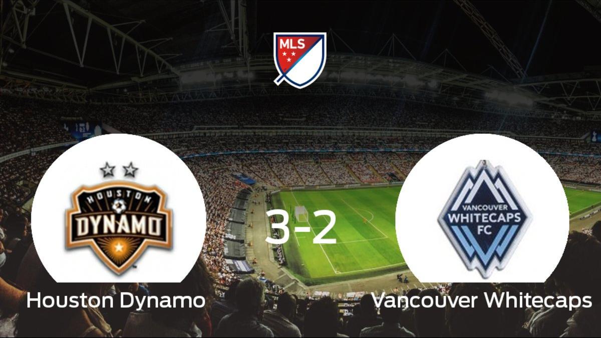 El Houston Dynamo doblegó al Vancouver Whitecaps por 3-2