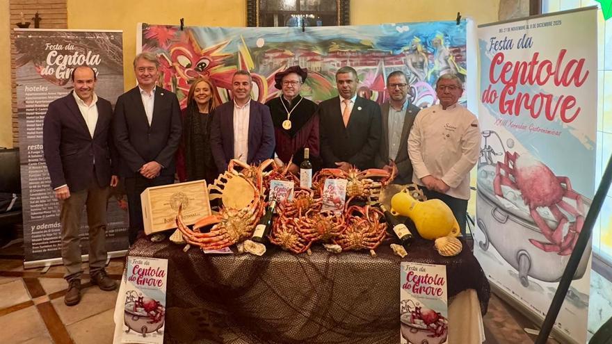 Centollo y vino de La Rioja para animar O Grove en temporada baja