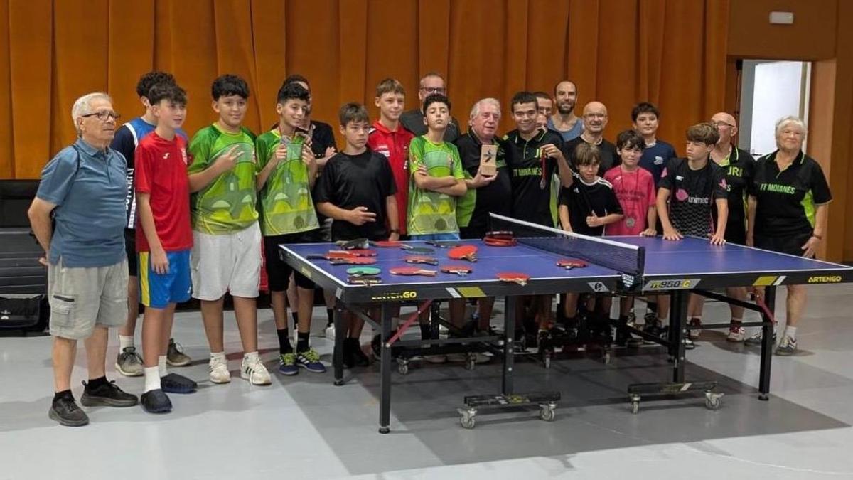 Alguns dels participants del Torneig de Tennis