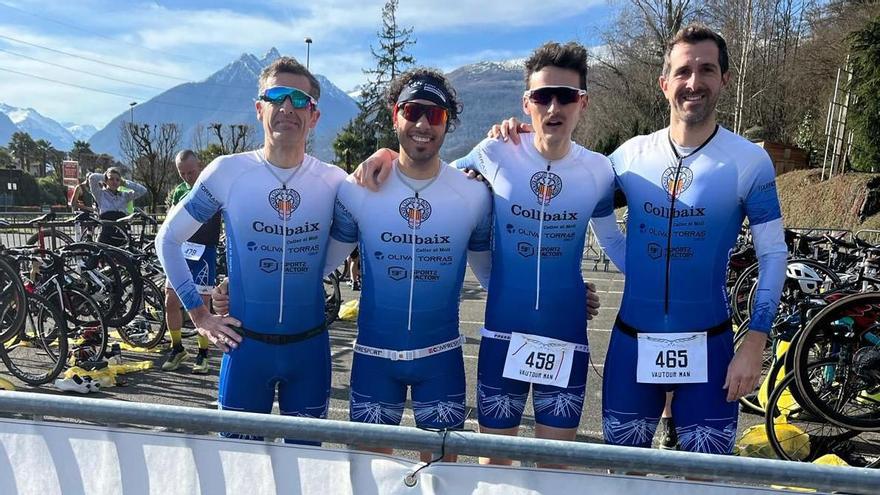 La PC Bonavista-Collbaix guanya la Vautour Man Triathlon per equips