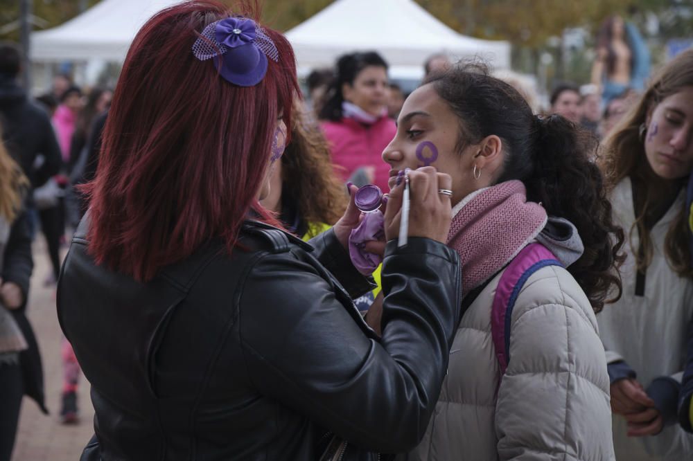 Tercera caminada contra la violència de gènere a Roses