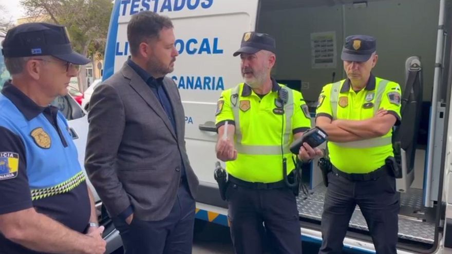 Nuevos etilómetros para los controles de alcoholemia en Las Palmas de Gran Canaria