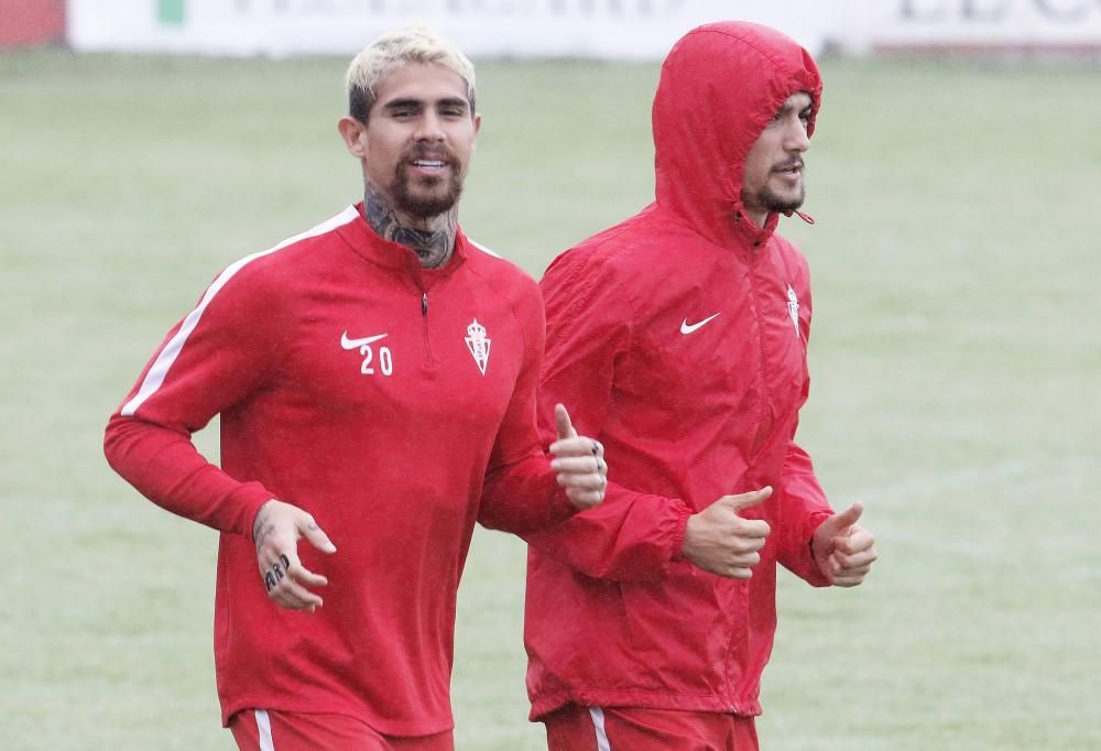 Entrenamiento del Sporting