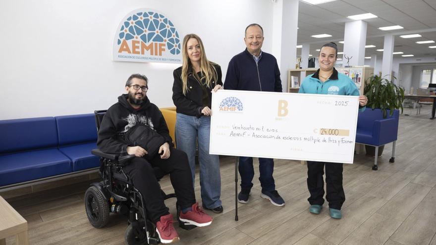 Beso Beach refuerza su compromiso solidario aportando 24.000 euros a Aemif