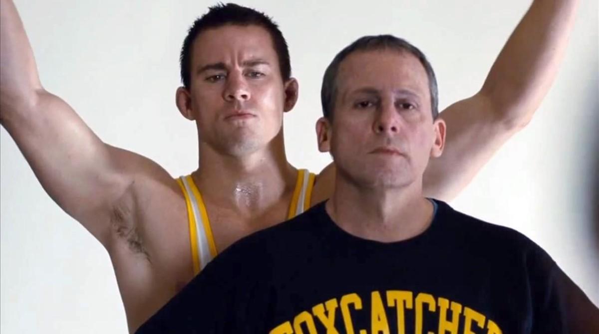 Channing Tatum y Steve Carell, en 'Foxcatcher'