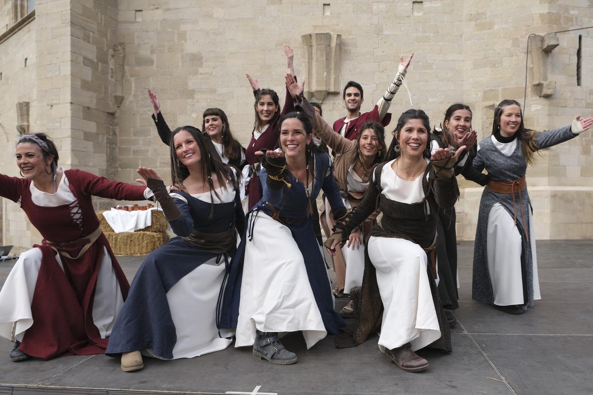 Un dels espectacles de dansa de la mosra medieval