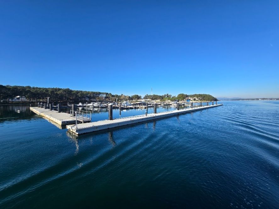 Así se despidió el año en el catamarán restaurante Fly Delfín, de Cruceros do Ulla Turimares.
