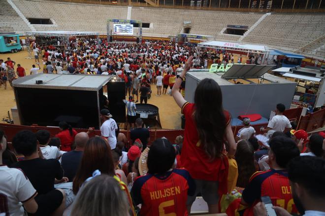 Caos durante la final del Mundial, España - Argentina, en la Plaza de Toros de Alicante