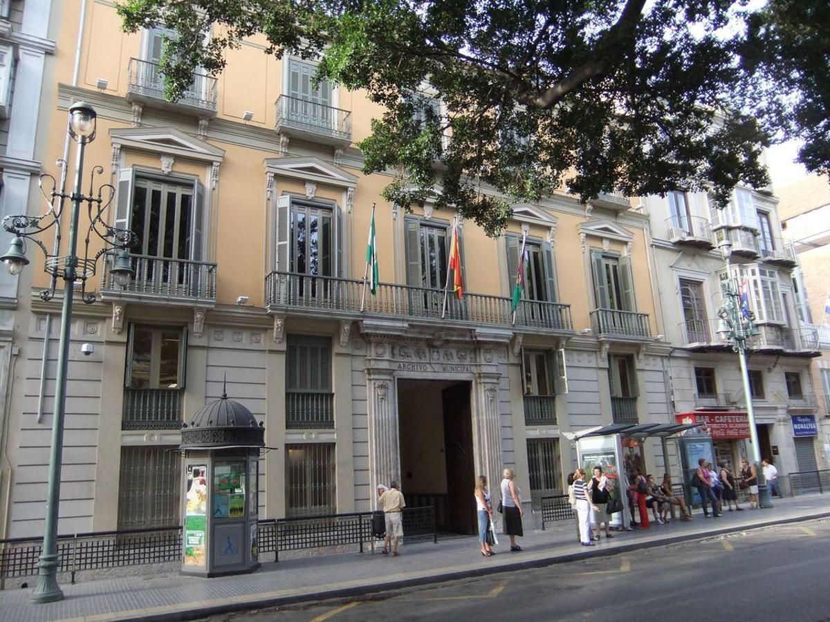 Fachada del Archivo Municipal de Málaga.