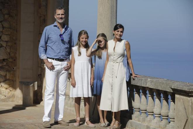 La Familia Real en Son Marroig en el año 2019
