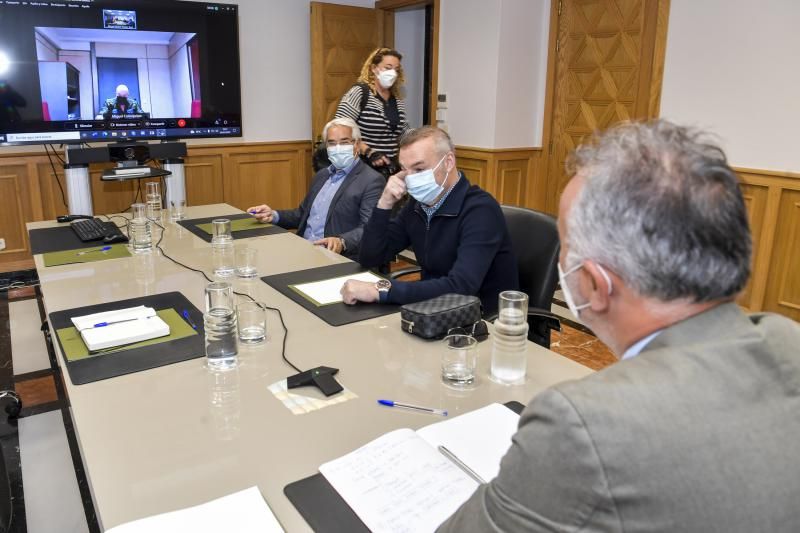 Reunión entre Torres y la UD Las Palmas y CD Tenerife