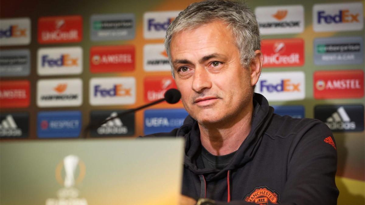José Mourinho, entrenador del Manchester United