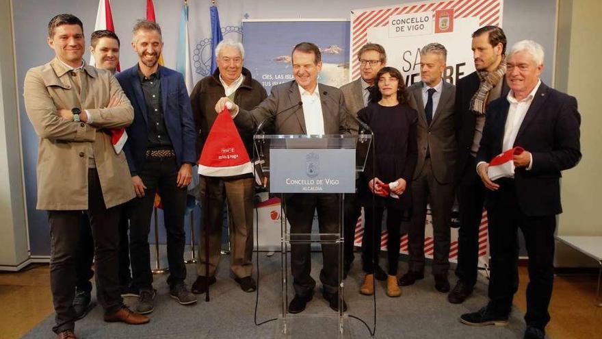 Presentación de la San Silvestre en la Alcaldía. // Alba Villar