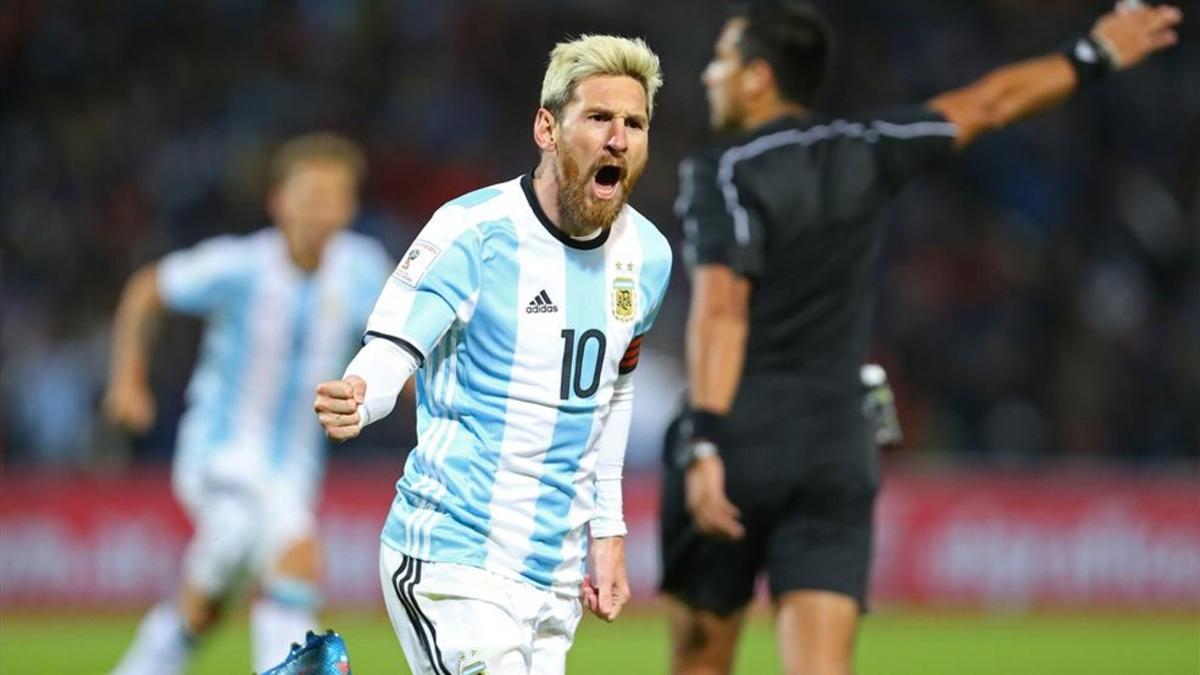 Messi es el líder absoluta de la selección argentina.