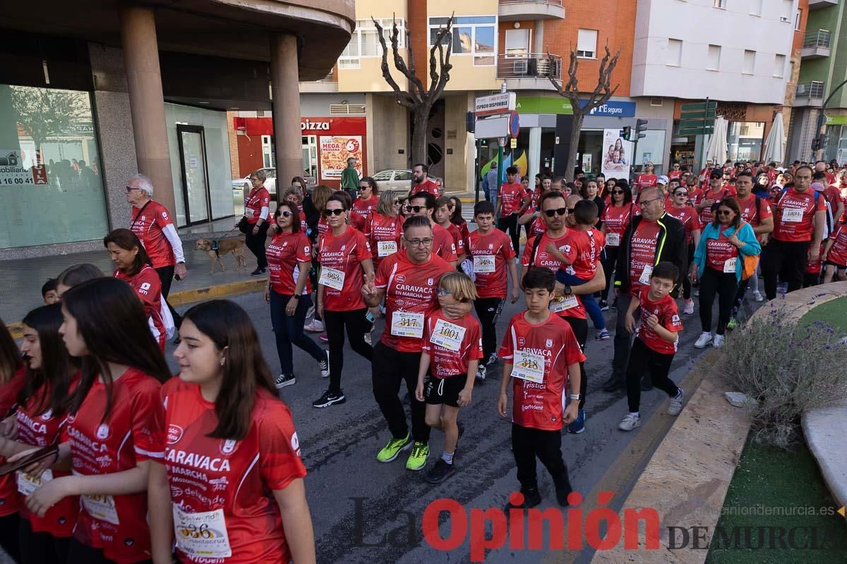 Marcha de la ONG Delwende en Caravaca