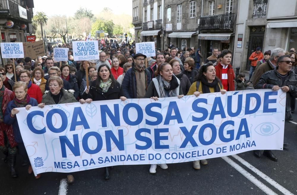 Clamor en Santiago contra los recortes en la sanidad pública gallega