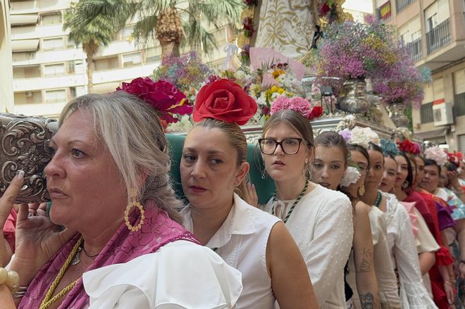 La Romería del Rocío emprende el viaje al Pantano de Elche