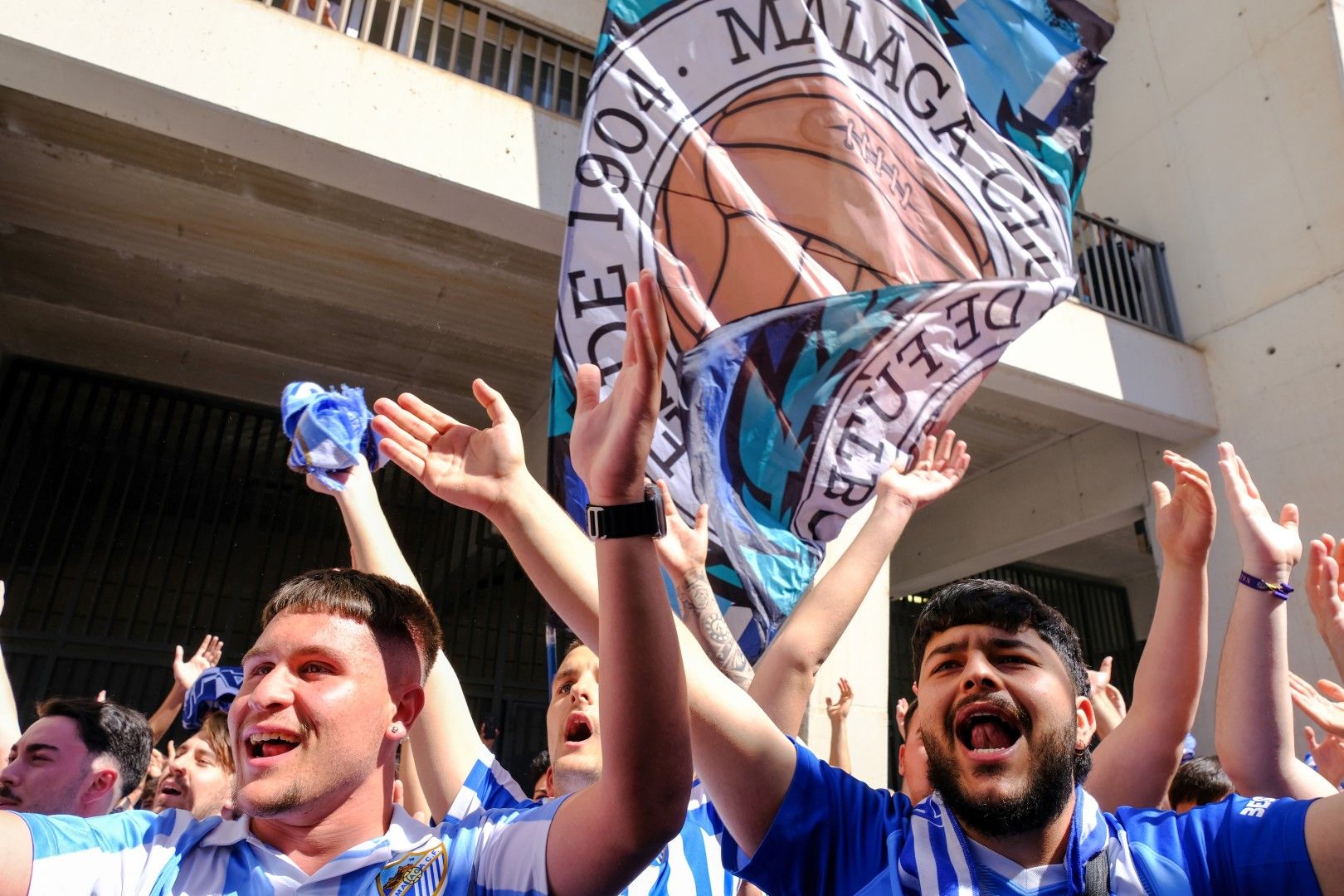 Málaga CF - Cartagena: así recibe la afición a su equipo