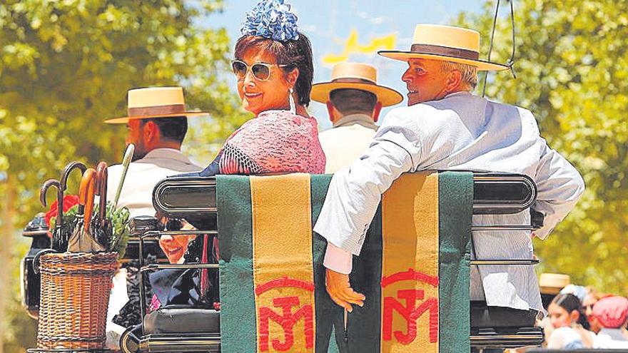 Los carruajes son también icónicos en el paisaje de la Feria.