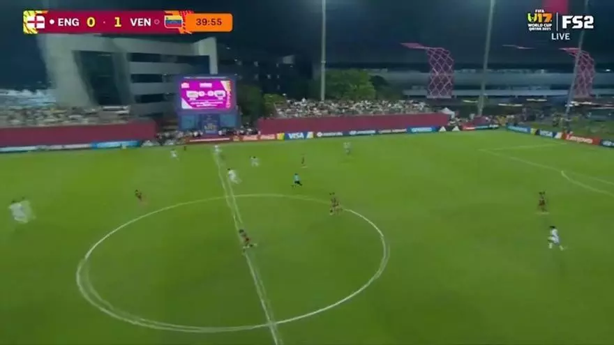 Golazo de Román Davis en el Mundial Sub17 con Venezuela