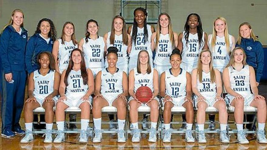 L&#039;equip femení de la universitat nord-americana de Saint Anselm