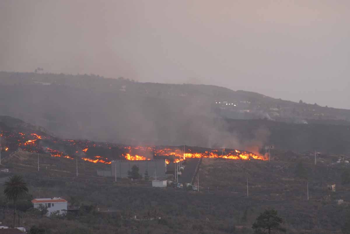 Imágenes del volcán de La palma