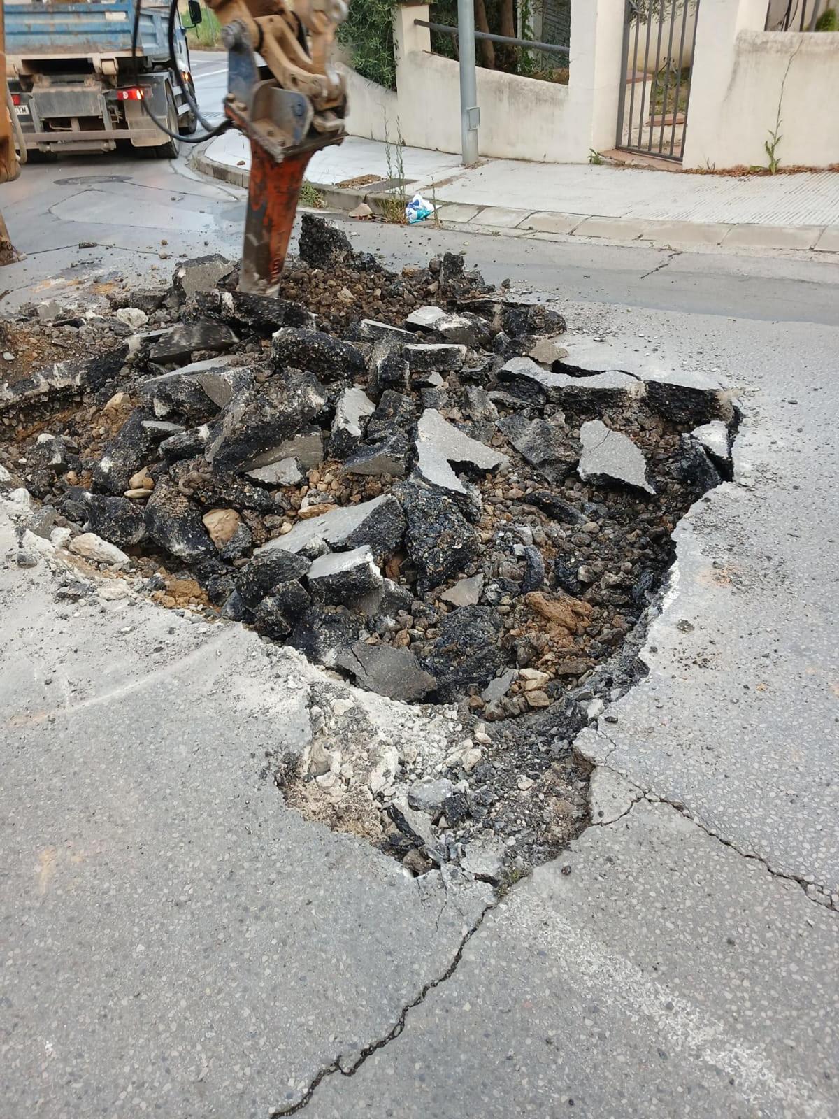 Reparació de l'avaria.