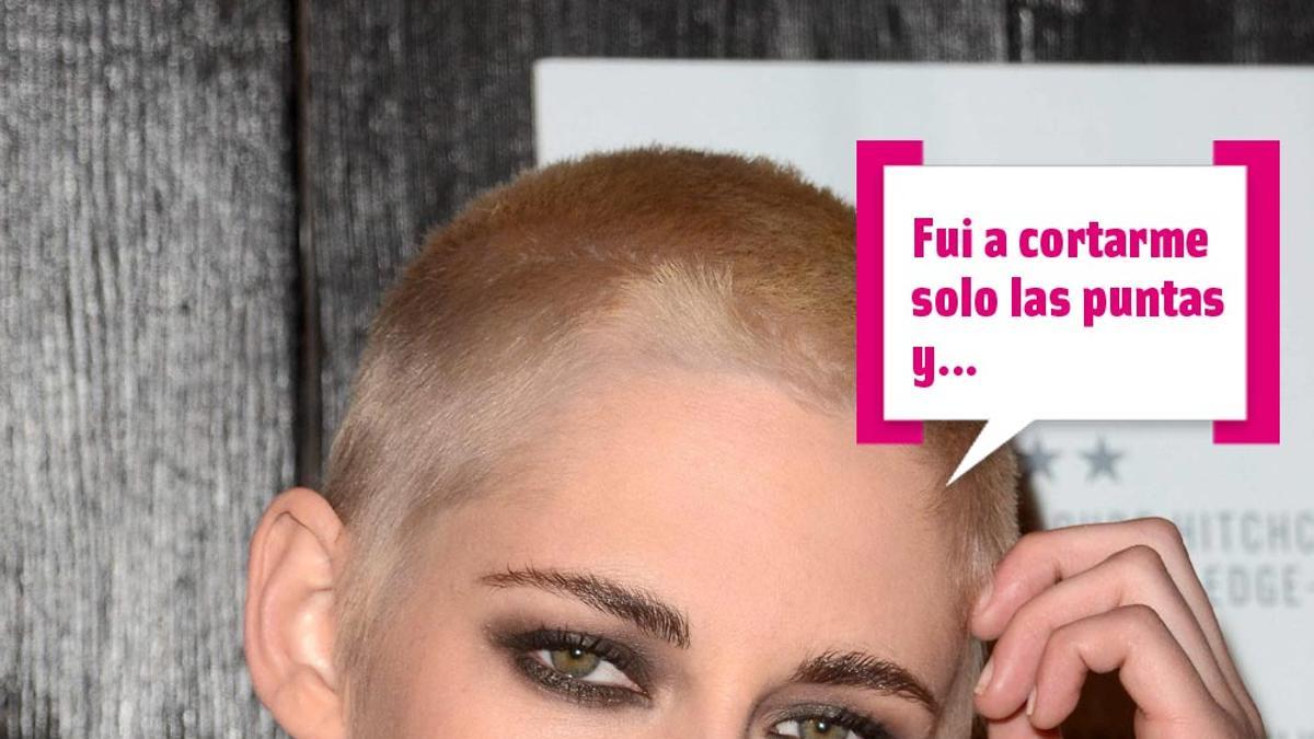 Kristen Stewart pasa por la peluquería