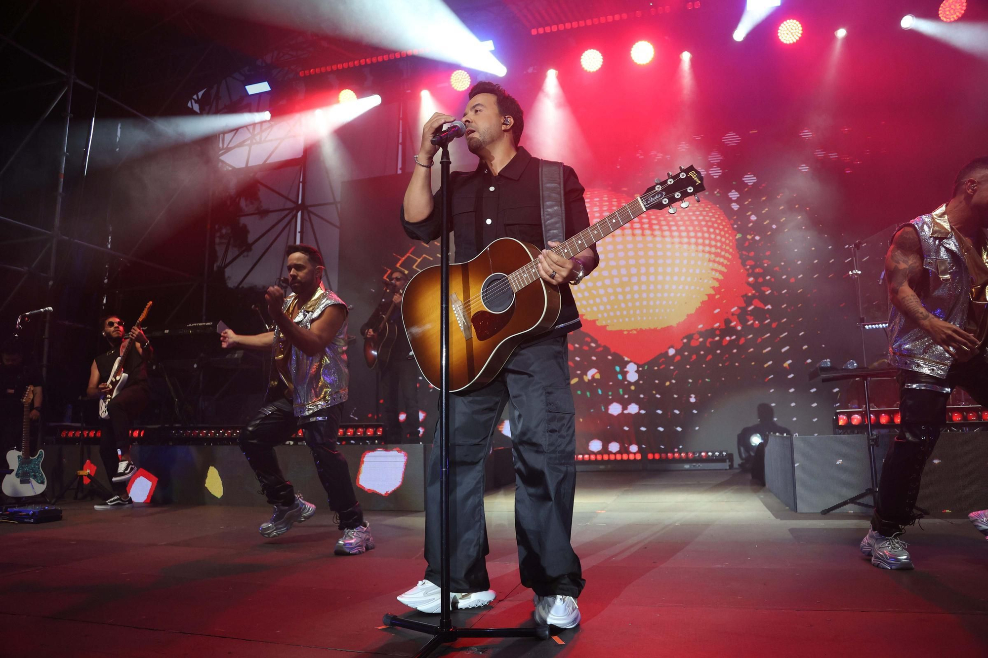 Concierto de Luis Fonsi en el parque de Santa Margarita, en el ciclo Son do Nordés