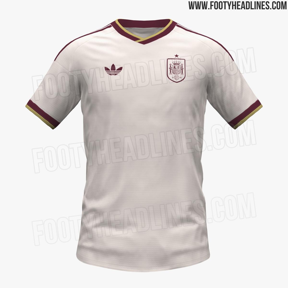 Camiseta visitante de España para el Mundial 2026.