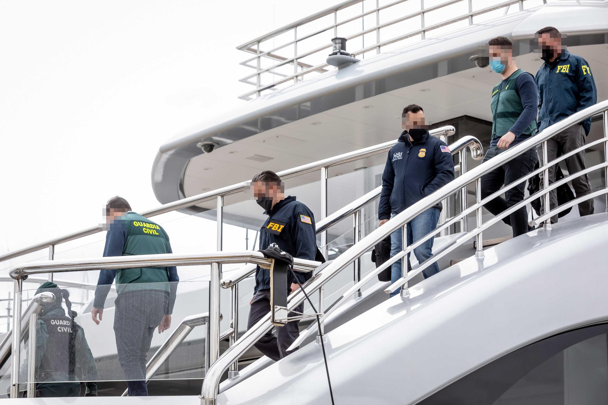 So lief die Razzia auf der Oligarchen-Yacht "Tango" im Hafen von Palma de Mallorca