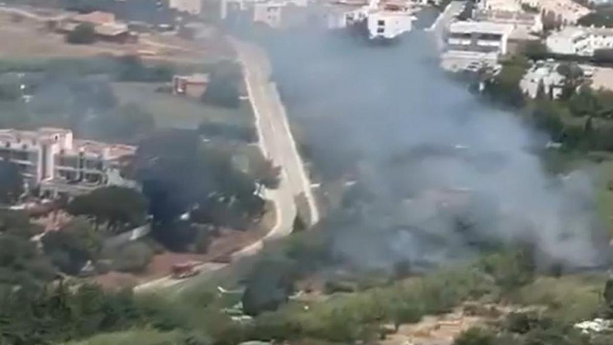 Imatge de l'incendi