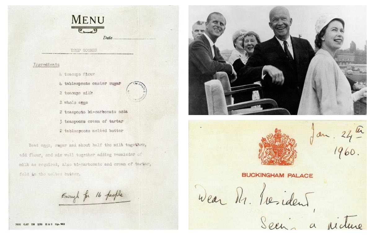 La receta de 'scones' que la reina Isabel II le envió a Eisenhower en 1960