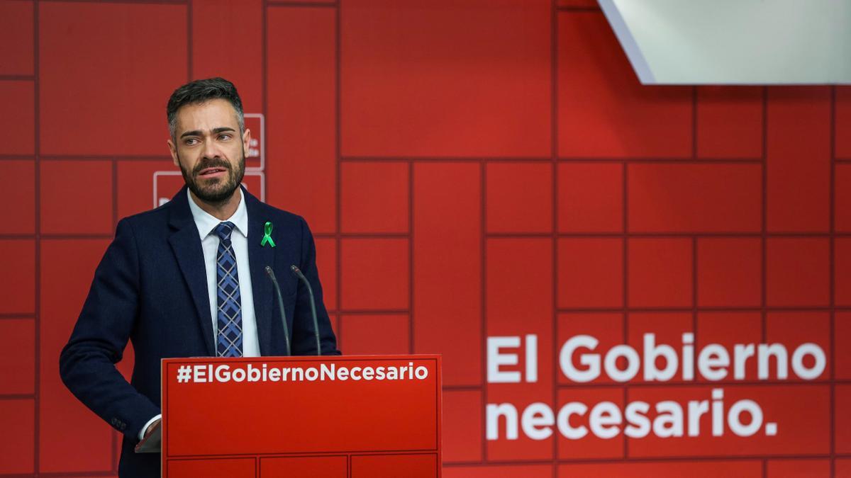 The socialist spokesman Felipe Sicilia. The socialist spokesman Felipe Sicilia.