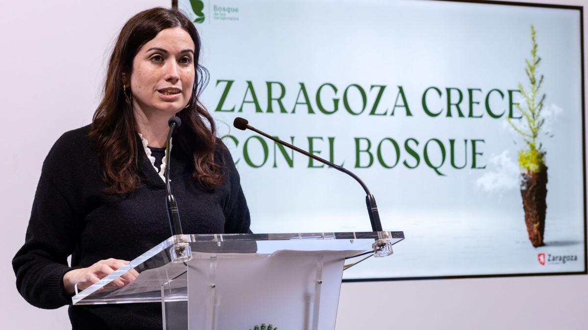 Tatiana Gaudes, en la rueda de prensa de este jueves.