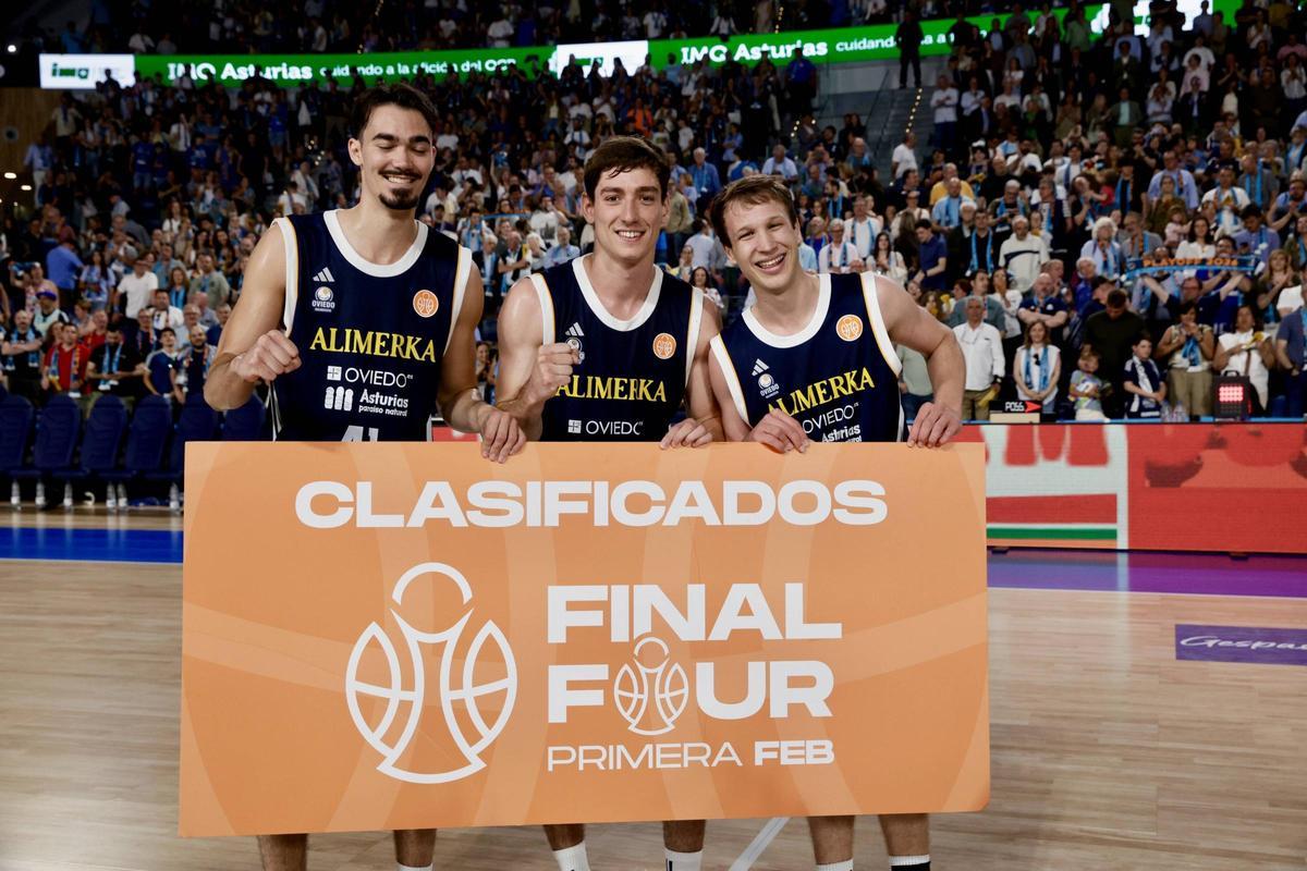 El Alimerka Oviedo Baloncesto se impone al Inveready Gipuzkoa en una noche para la historia y luchará por el ascenso a la ACB