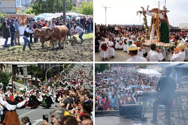 Vigo desborda fiestas este finde: Letras Galegas, Maios, Día da Muiñeira, Sementeira o Celta saturan la agenda