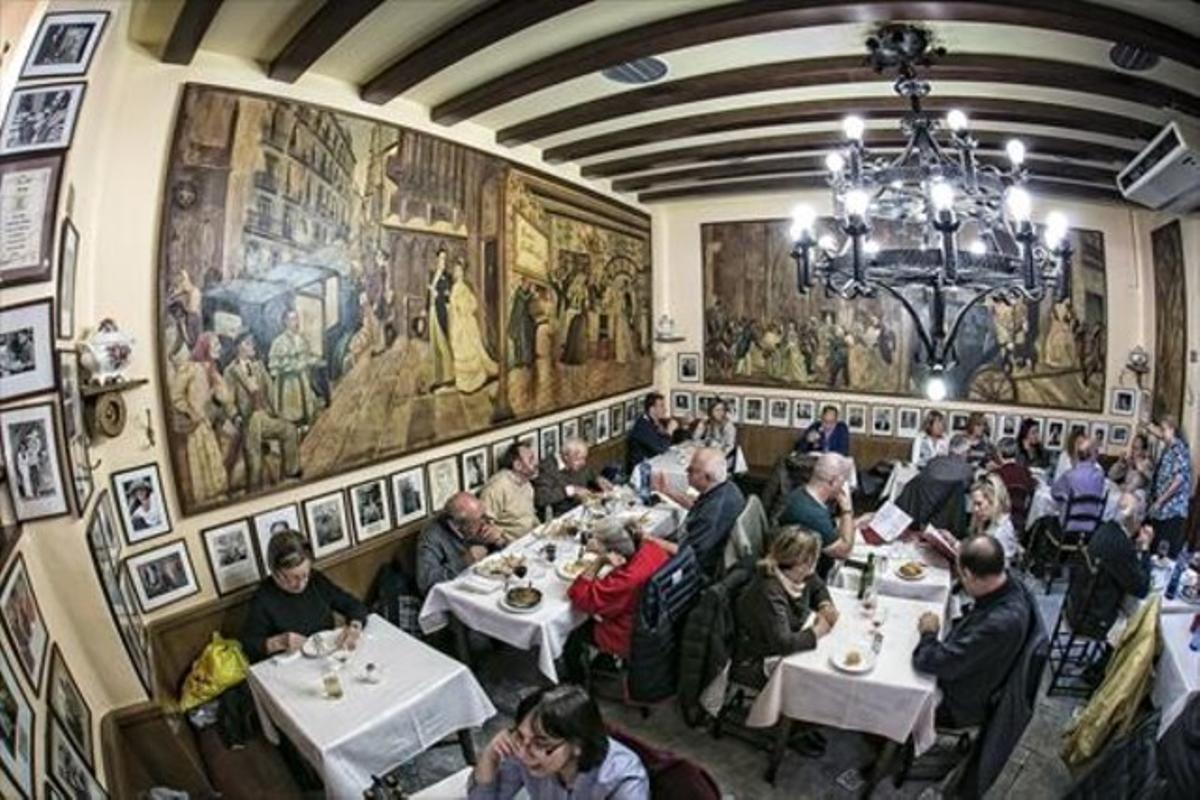 CAN CULLERETES El restaurante más antiguo, en la calle de Quintana.