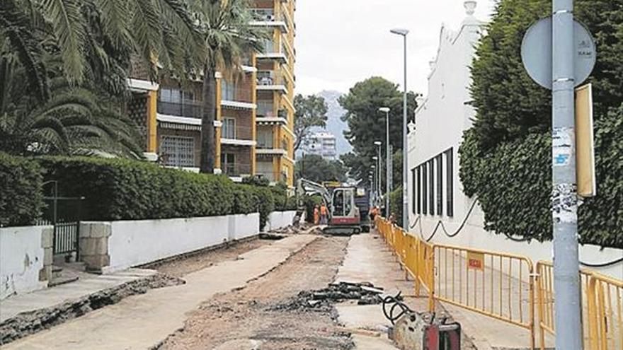 Las obras de la calle Bisbe Serra estarán acabadas antes del verano
