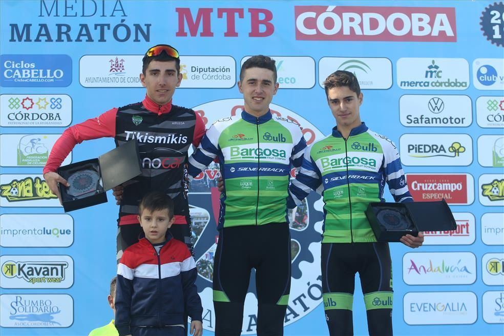 Los podios de la quinta Media Maratón MTB CÓRDOBA