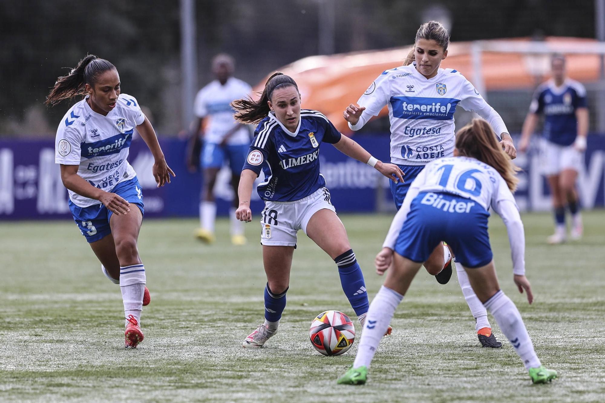 En imágenes: el partido del Real Oviedo Femenino contra el Tenerife