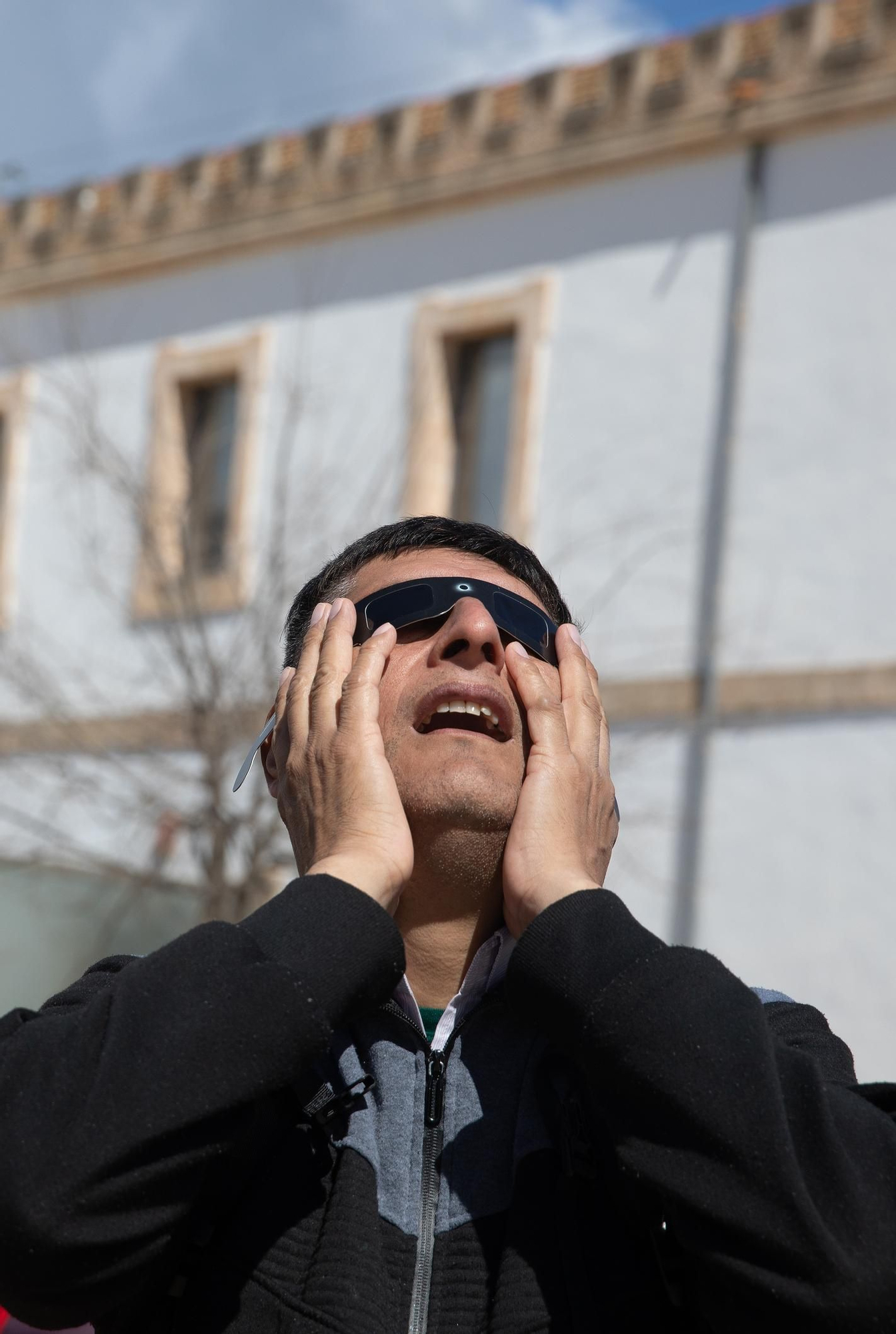So haben die Menschen auf Mallorca die partielle Sonnenfinsternis bestaunt