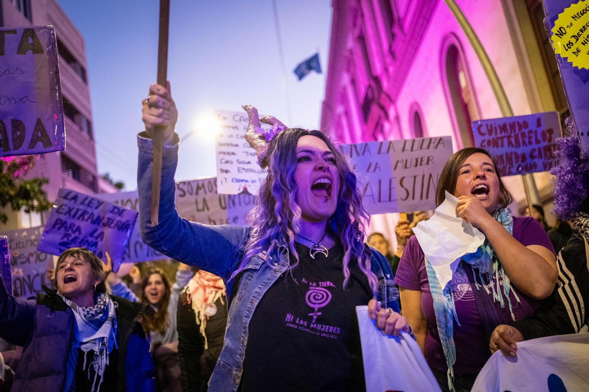 Manifestación del 8M en Santa Cruz