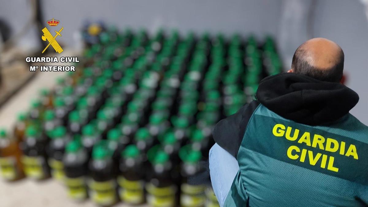 Aceite de oliva intervenido por la Guardia Civil